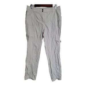 Chicos Pants Women Size 2 Beige  Outdoor Hiking
